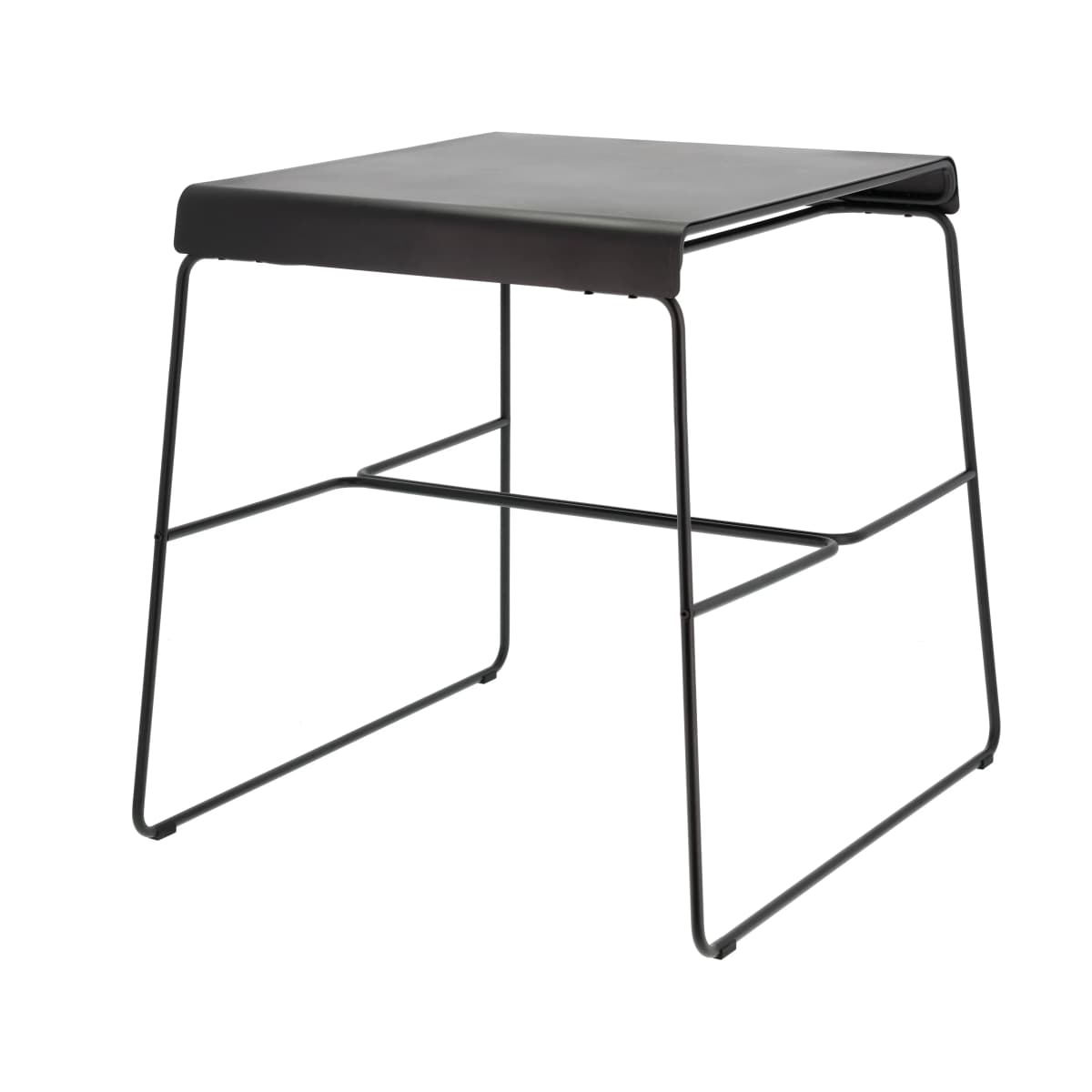A-café table outdoor bord, Black