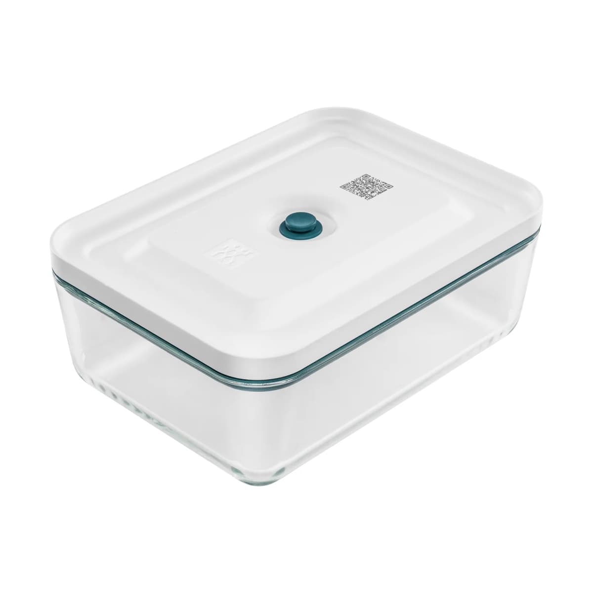 La-Mer flat vakuum matboks i glass 2 L, 24,5x18,5x9 cm