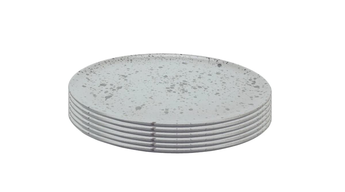 Raw Middagstallerken Ø28 cm 6-pakning, Grå