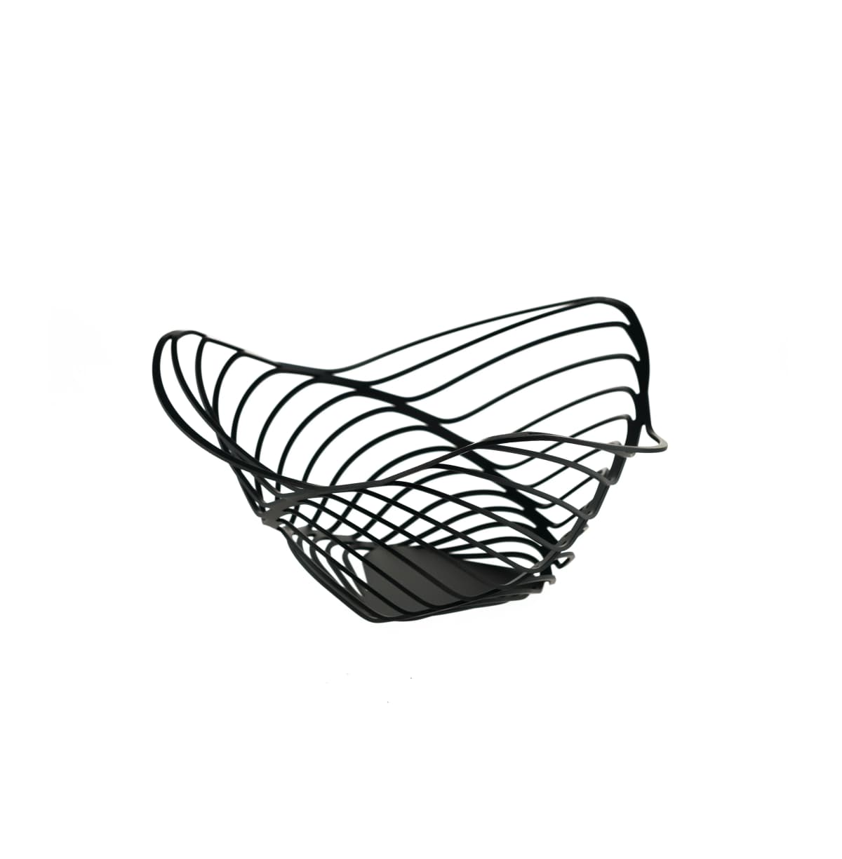 Trinity høy fruktkurv 26 cm, Svart