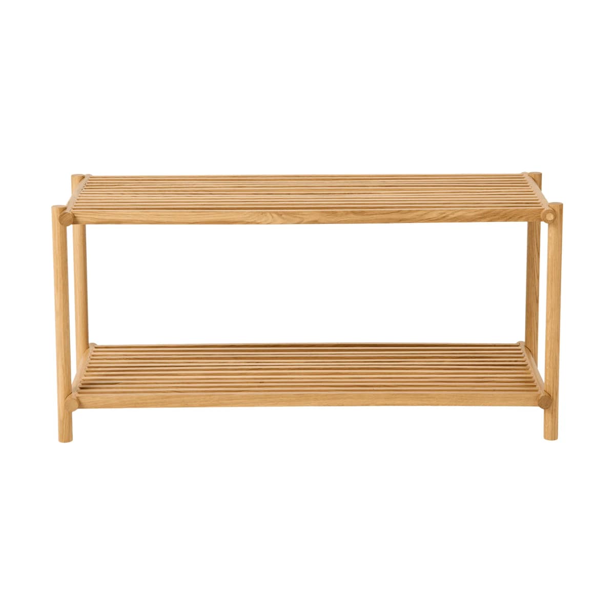 Column Shoe rack, Mattlakkert eik