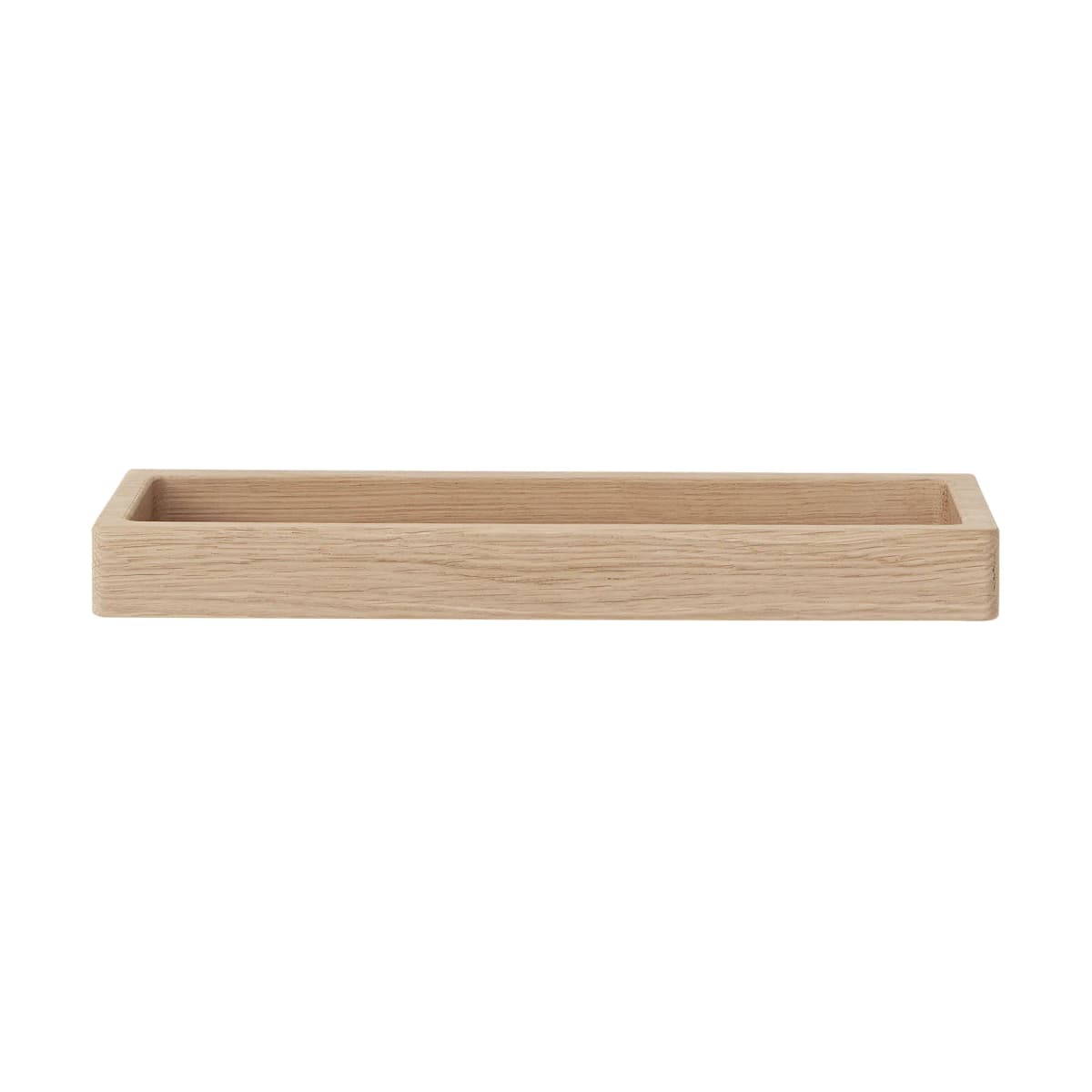 Shelf 10 vegghylle 32 cm, Lacquered oak