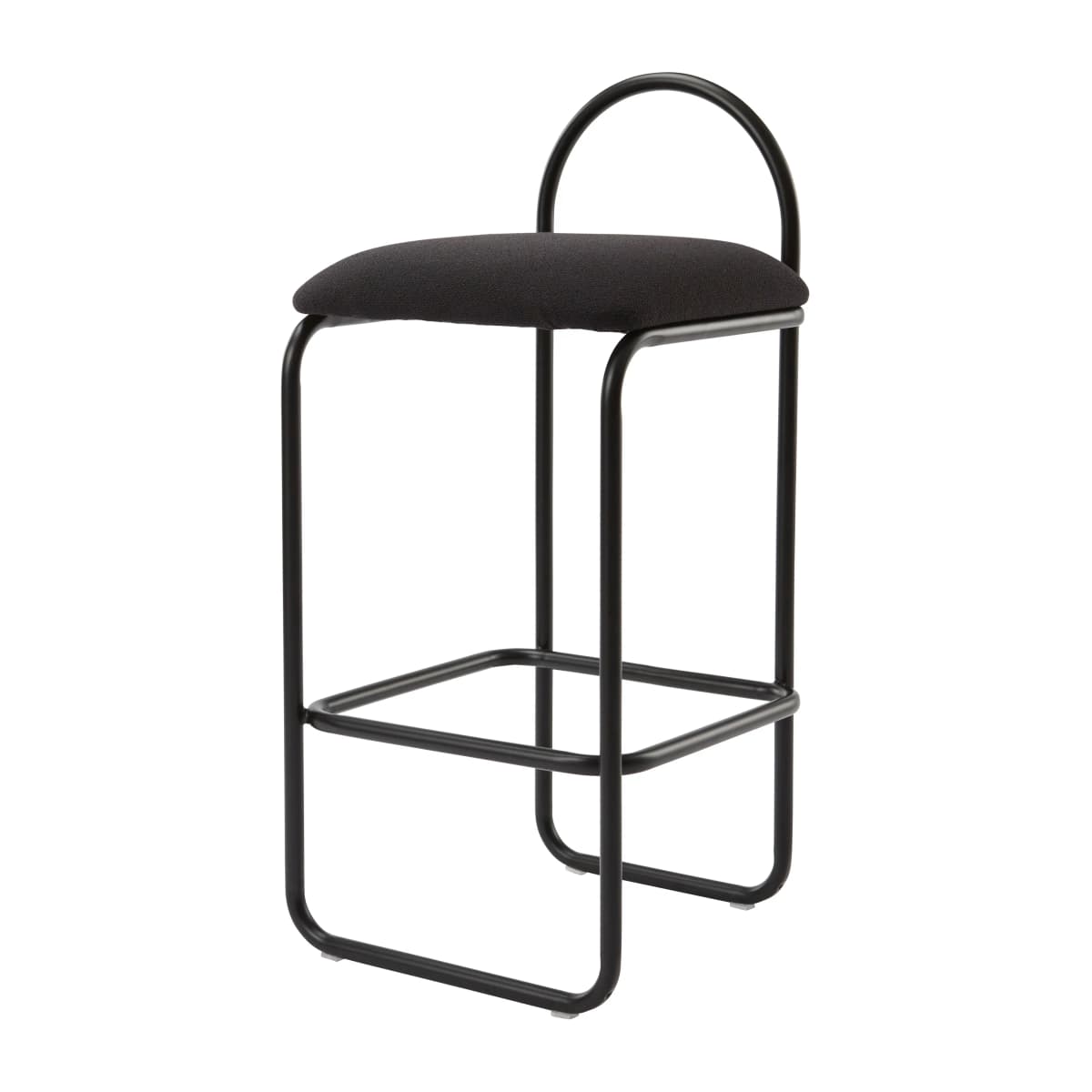 Angui barstol bouclé, Anthracite