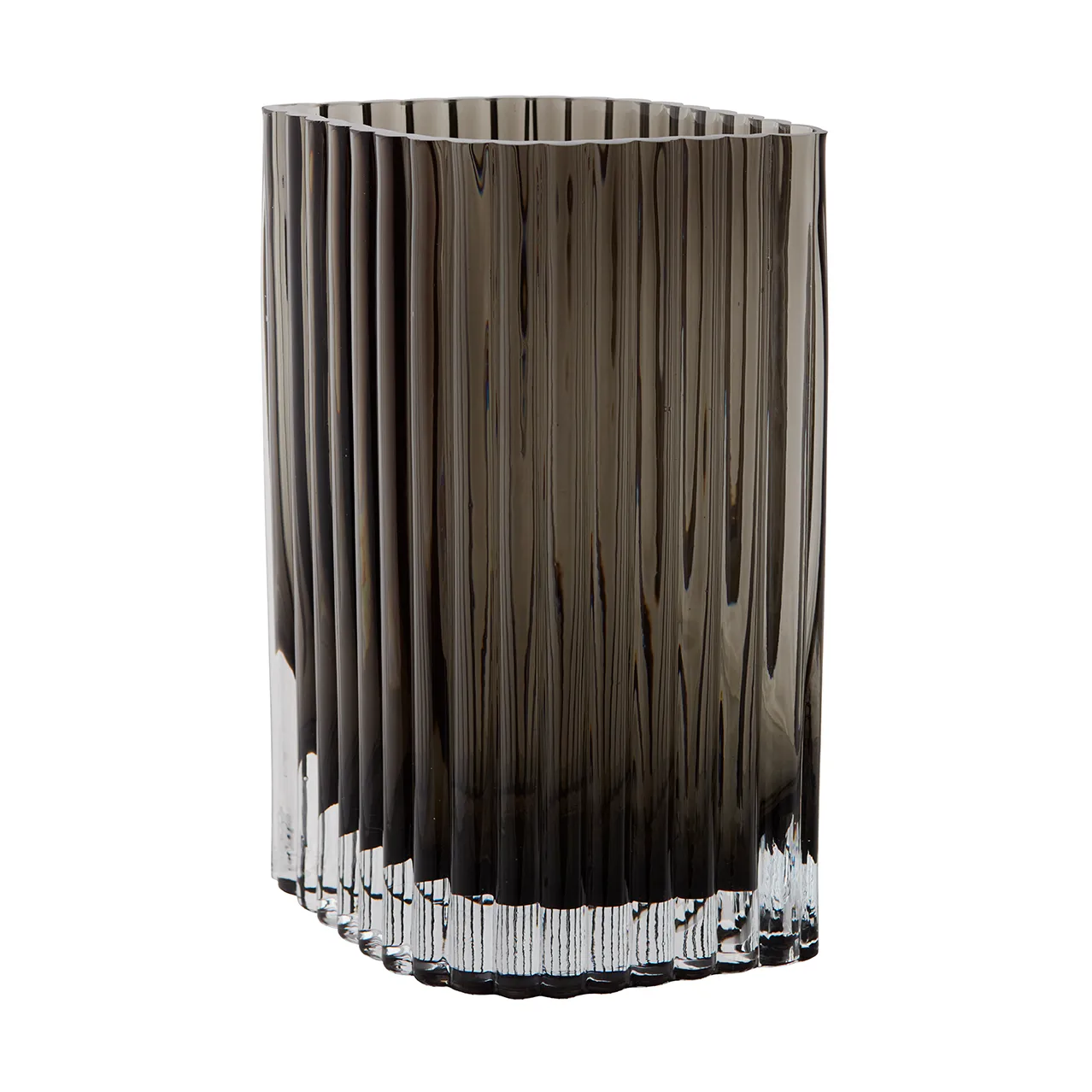 Folium vase 25 cm, Black
