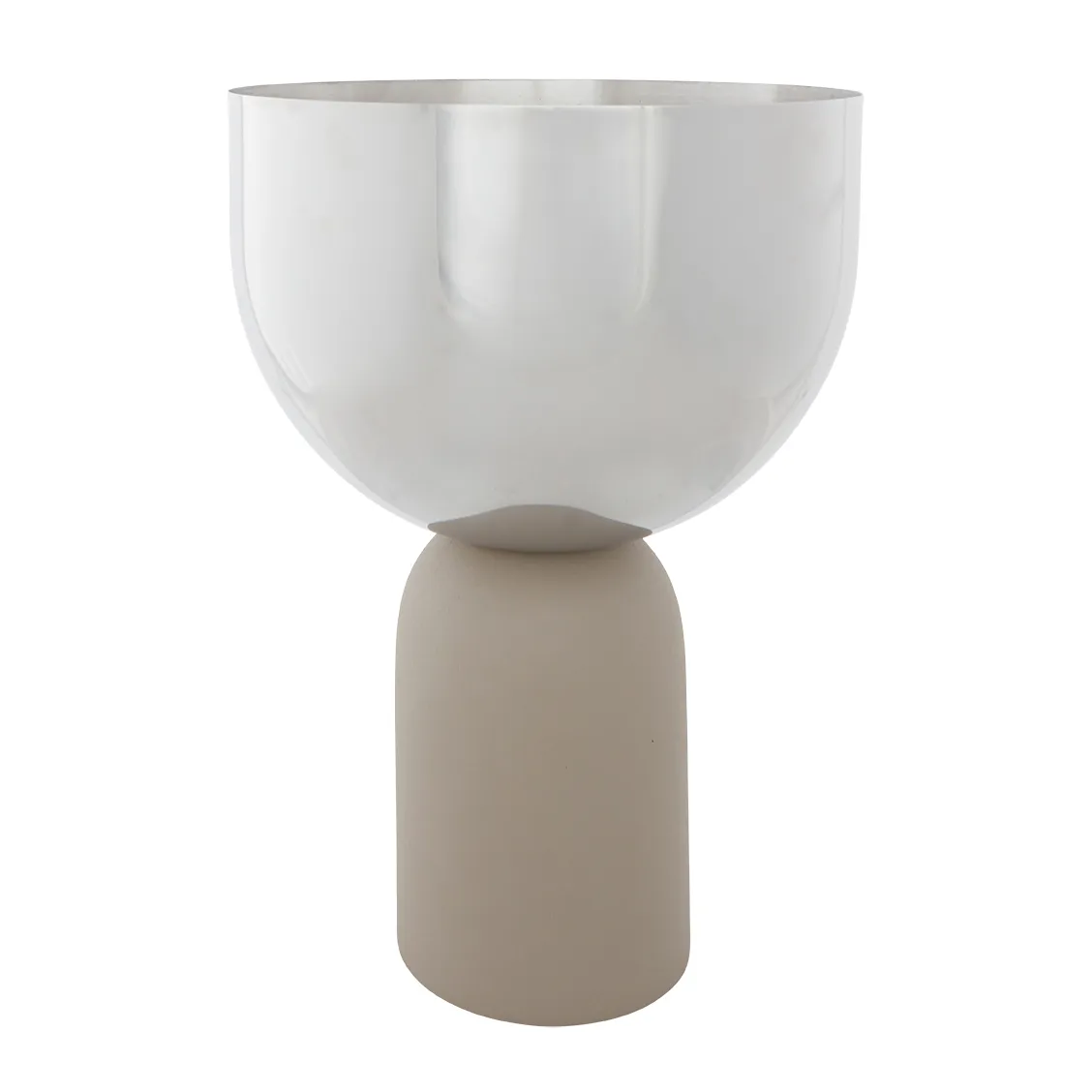 Torus krukke Ø 22 cm, Sølv-taupe
