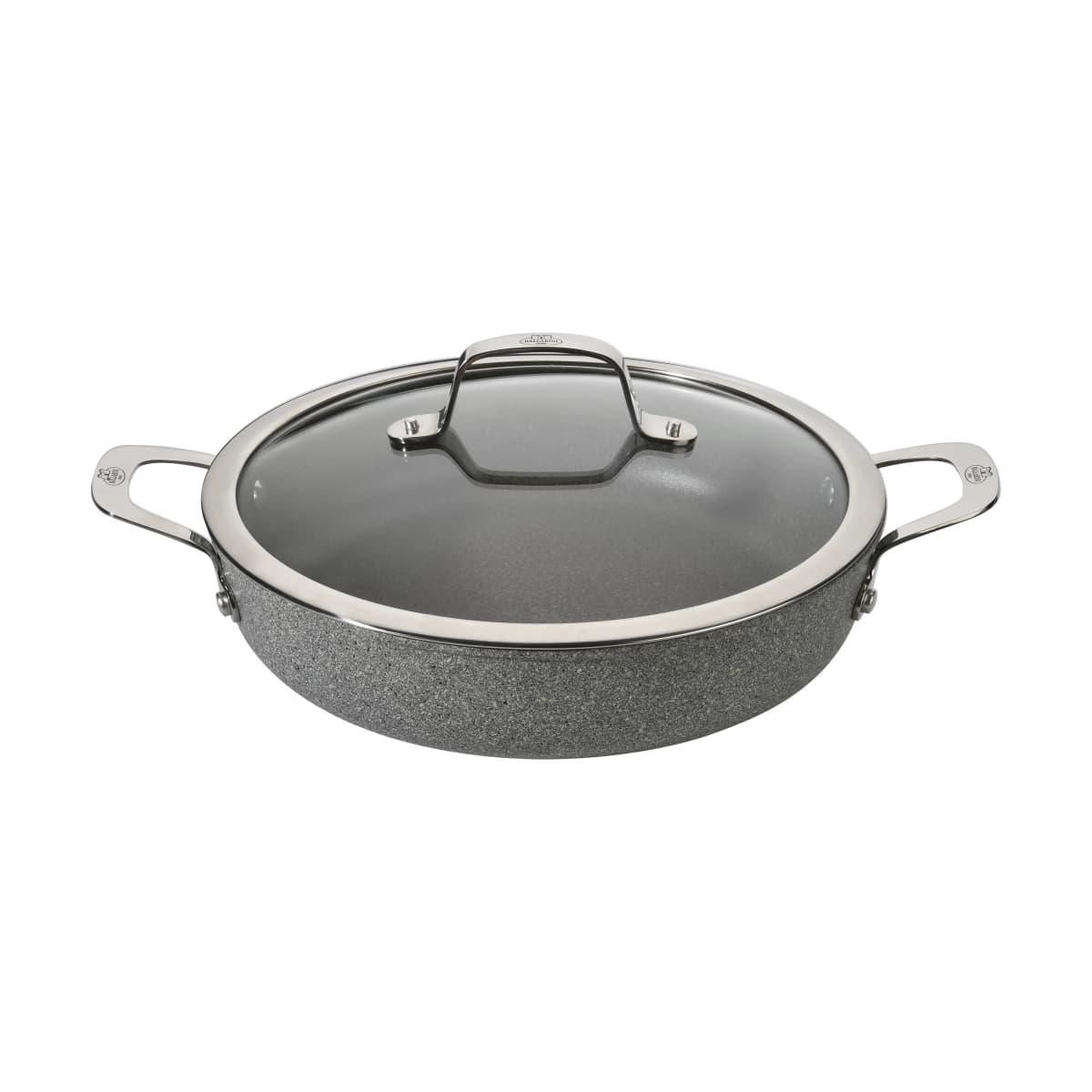 Ballarini Salina Ti-X serveringspanne med glasslokk, 28 cm
