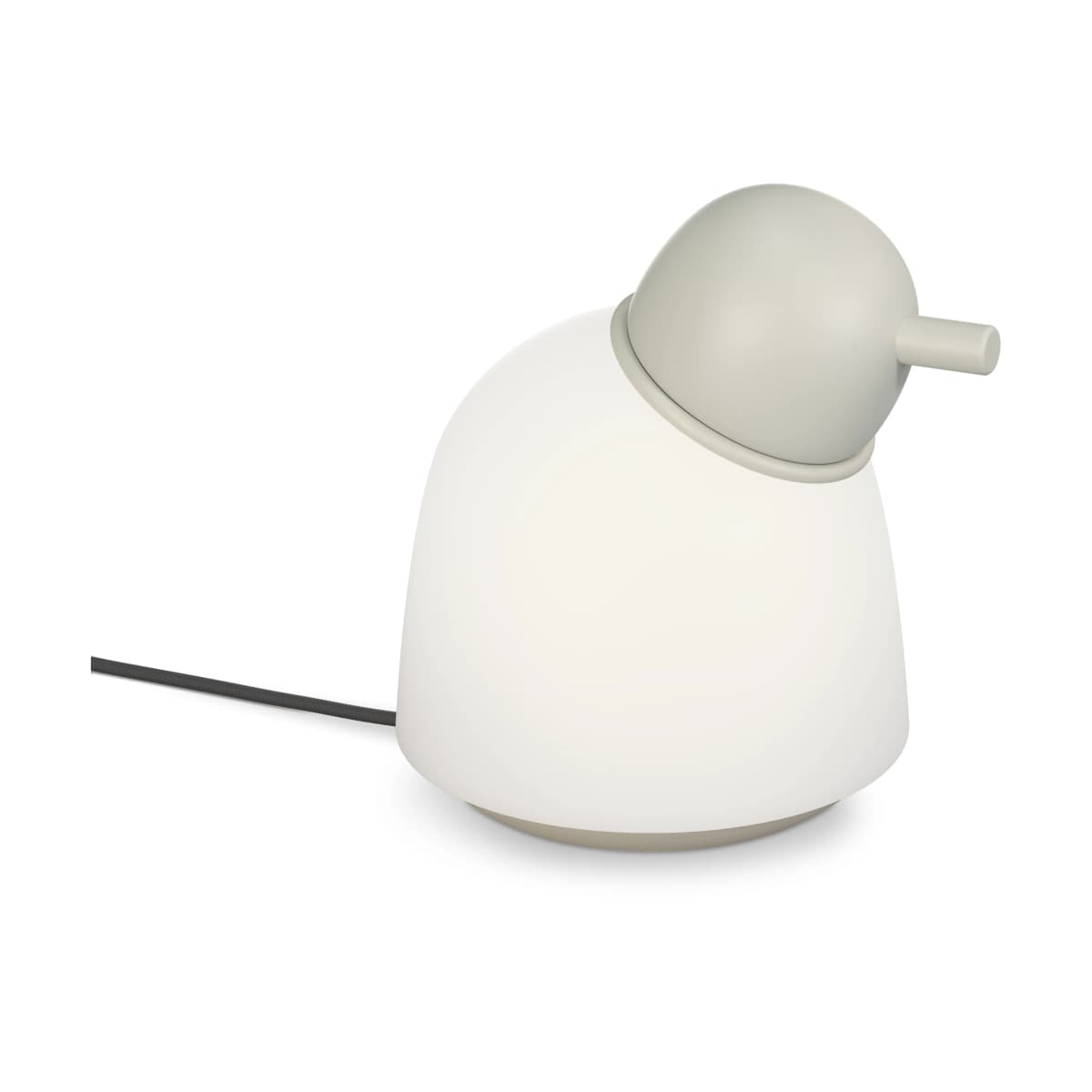 Bird bordlampe 21,5 cm, Sand-opalglass