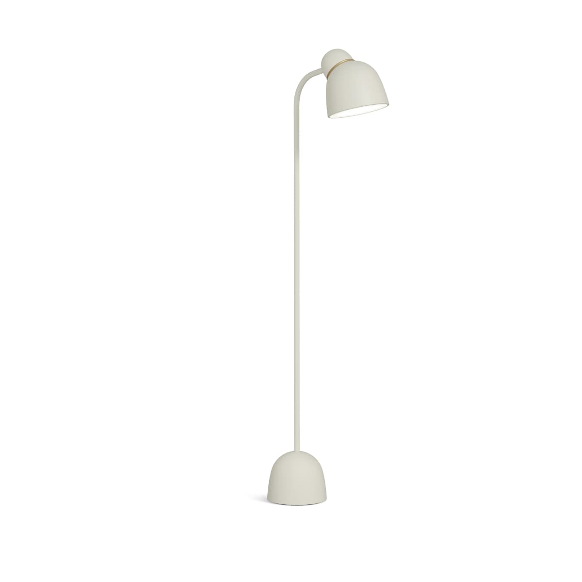 Bird gulvlampe 130 cm, Sand-messing