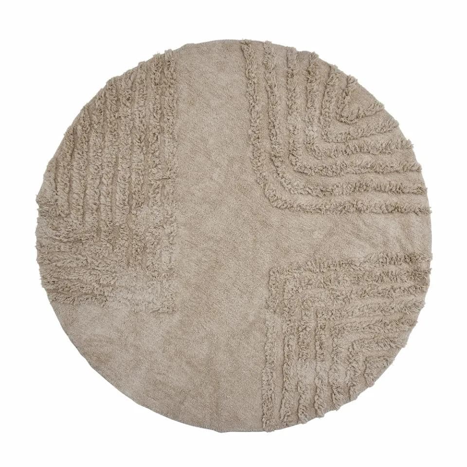Clarie teppe Ø180 cm, Brun