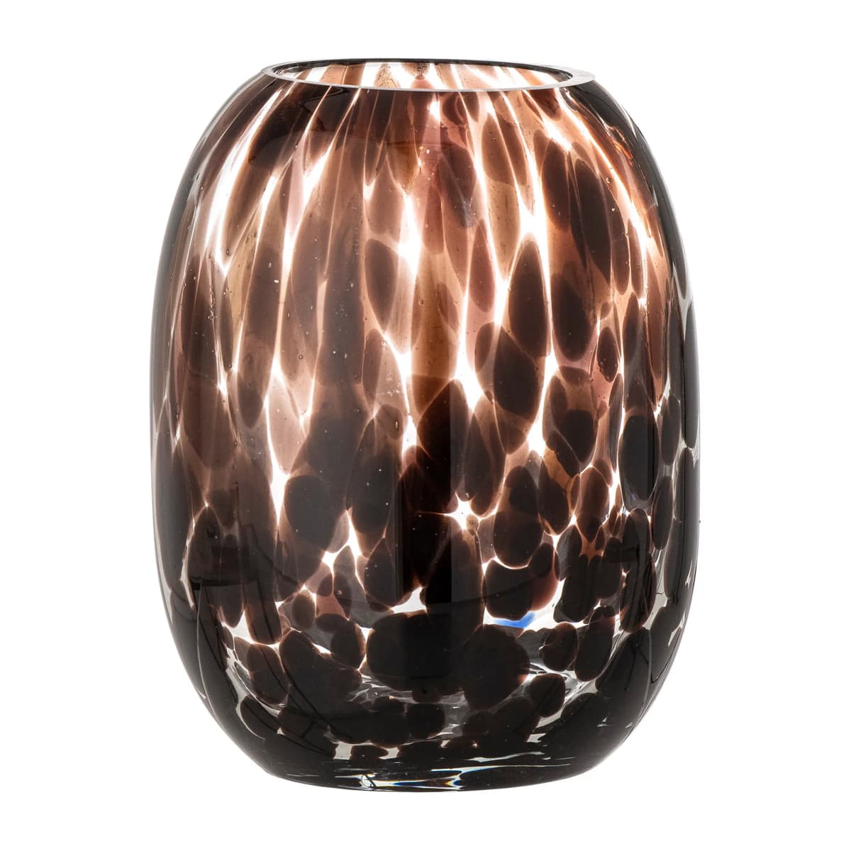 Crister vase 17 cm, Brun