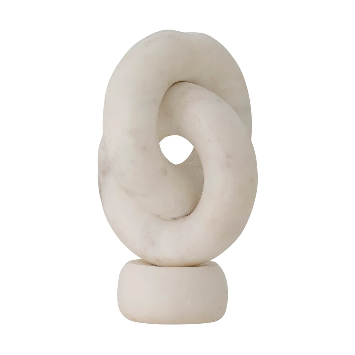 Goa lysestake 20 cm, White marble