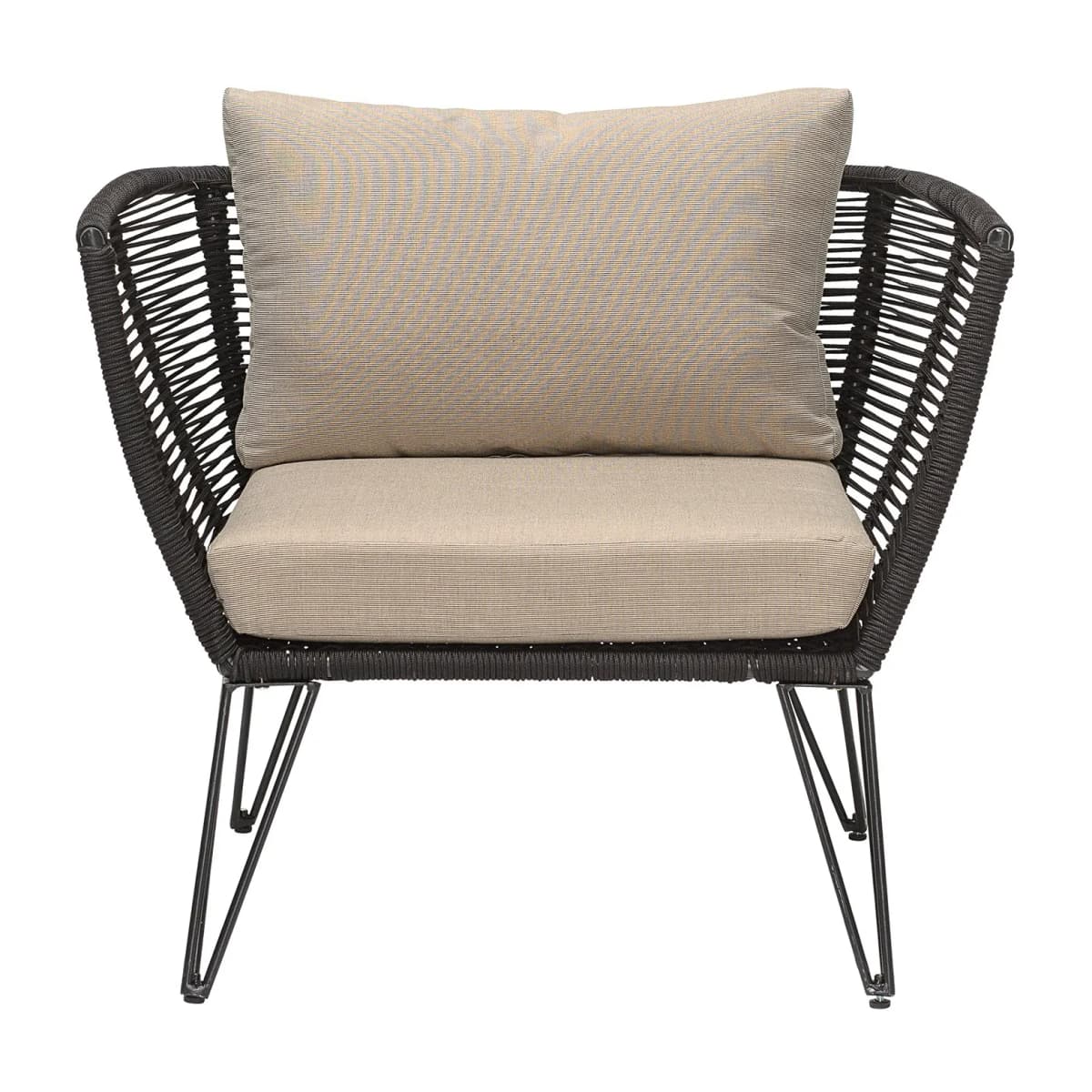 Mundo loungelenestol, Black-beige
