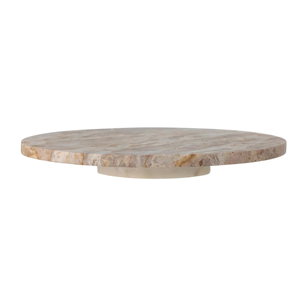 Nuni snurrebrett Ø 36 cm, Brun marmor