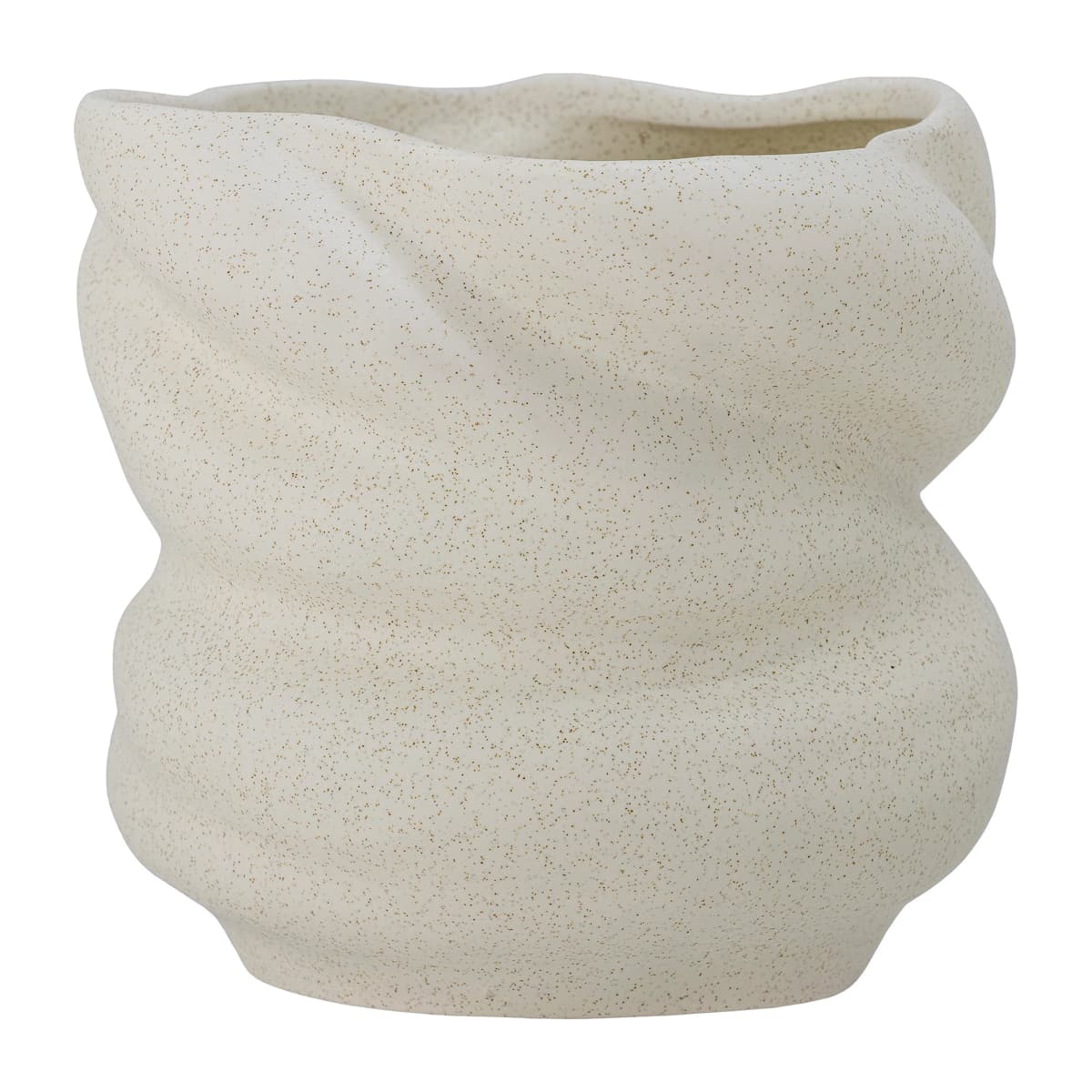 Orana krukke Ø 20 cm, Hvitt steingods