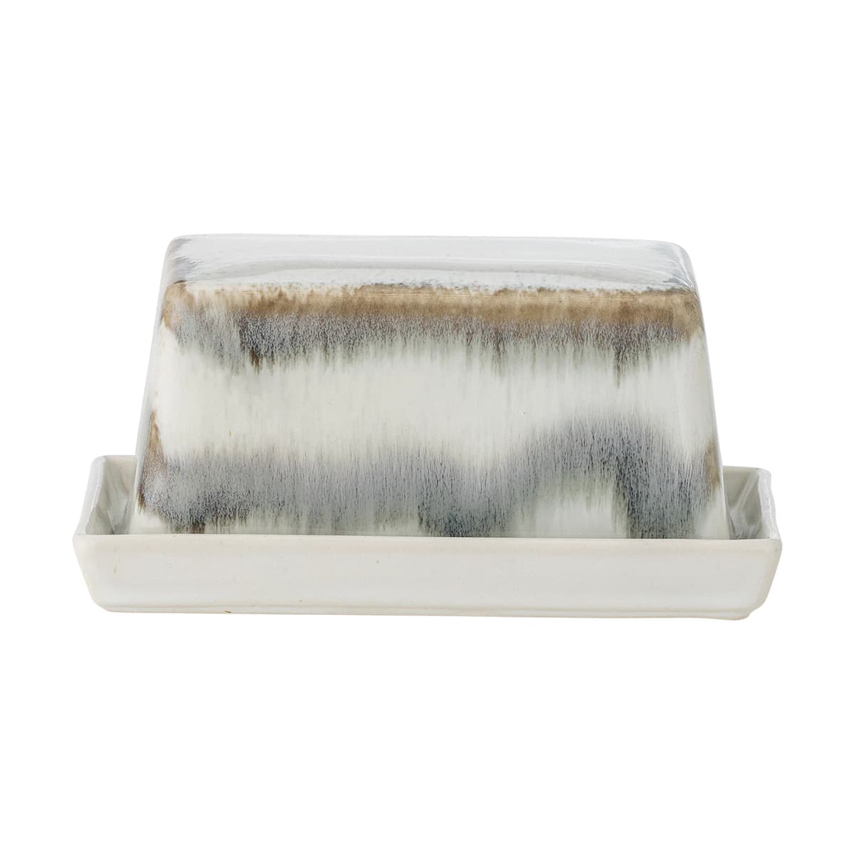 Paula smørboks 11,5x17,5 cm, Grey