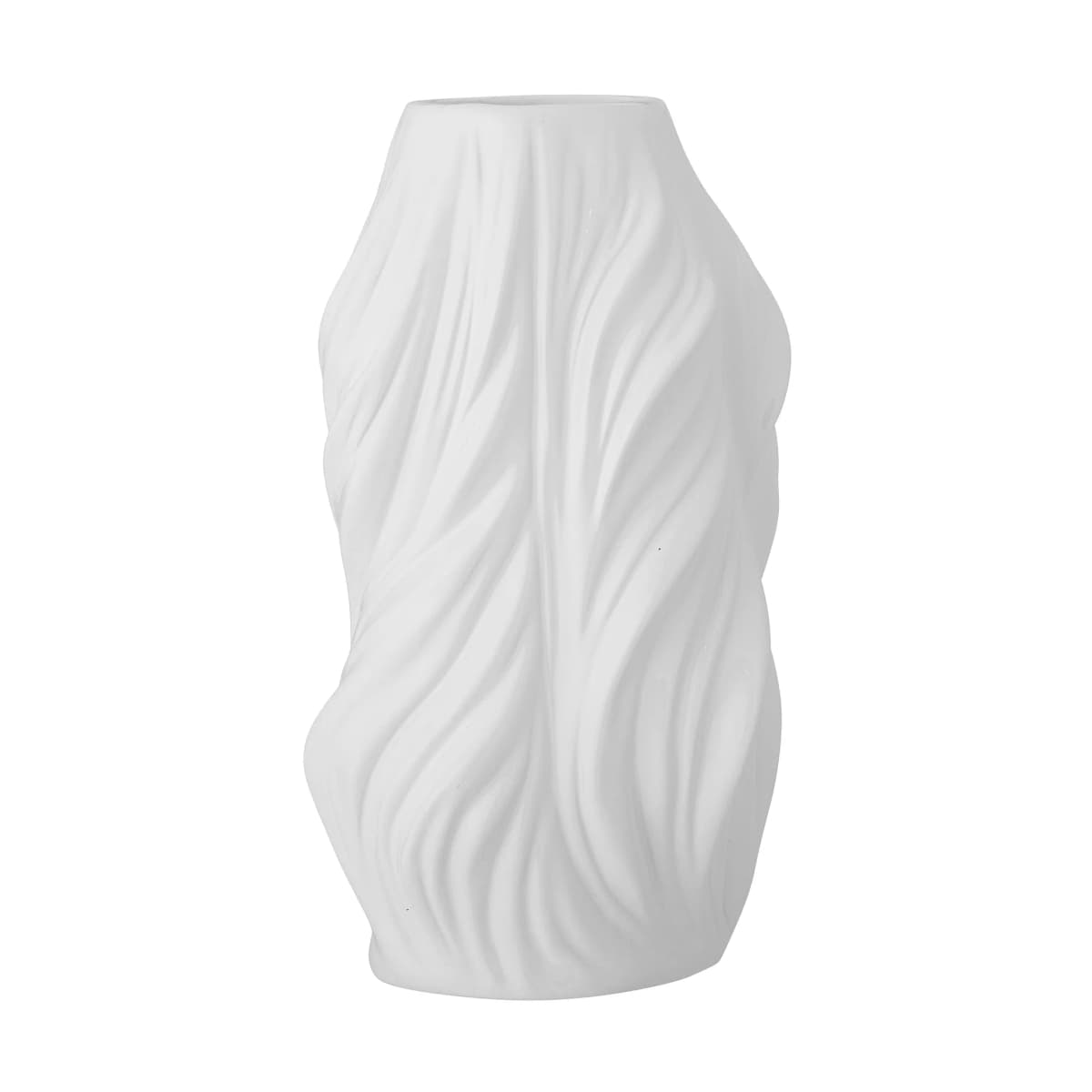 Sanak vase Ø14x26 cm, White