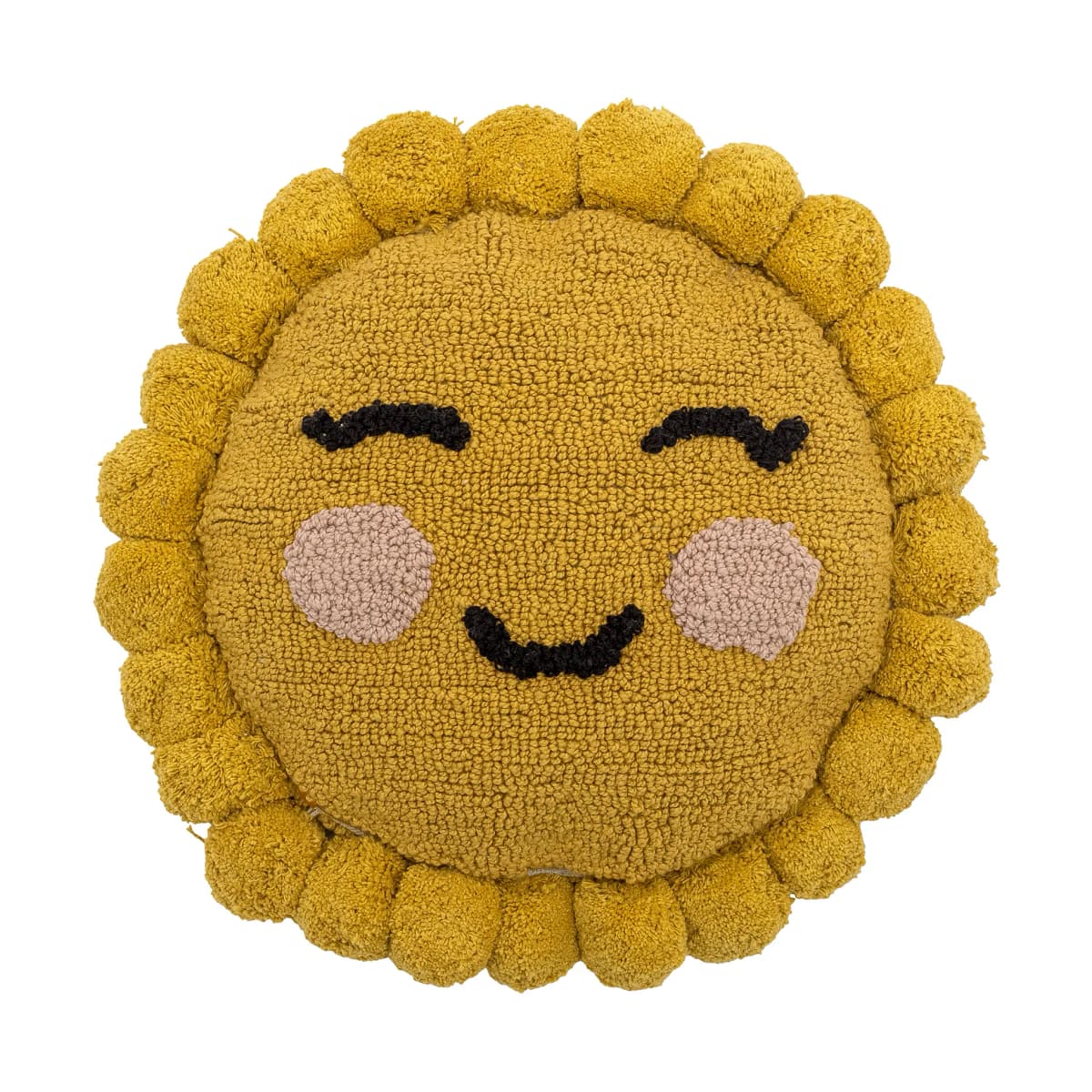 Vigge pute Ø30 cm, Yellow sun