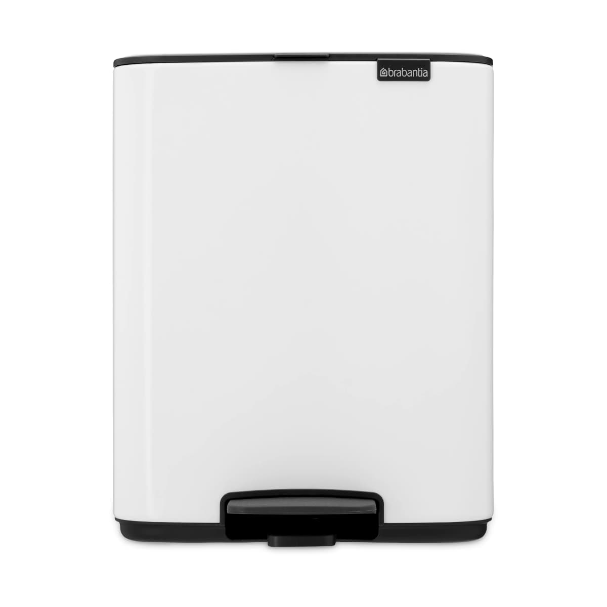 Bo pedalbøtte 12 l, White