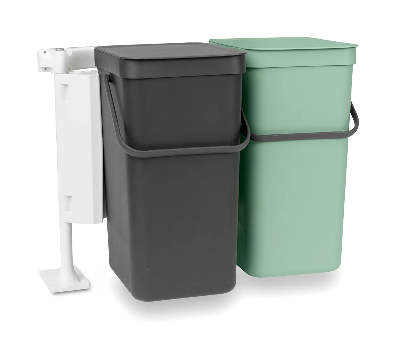 Innbyggingssystem Sort & Go 2x16L, Mörkgrå & Jade Green