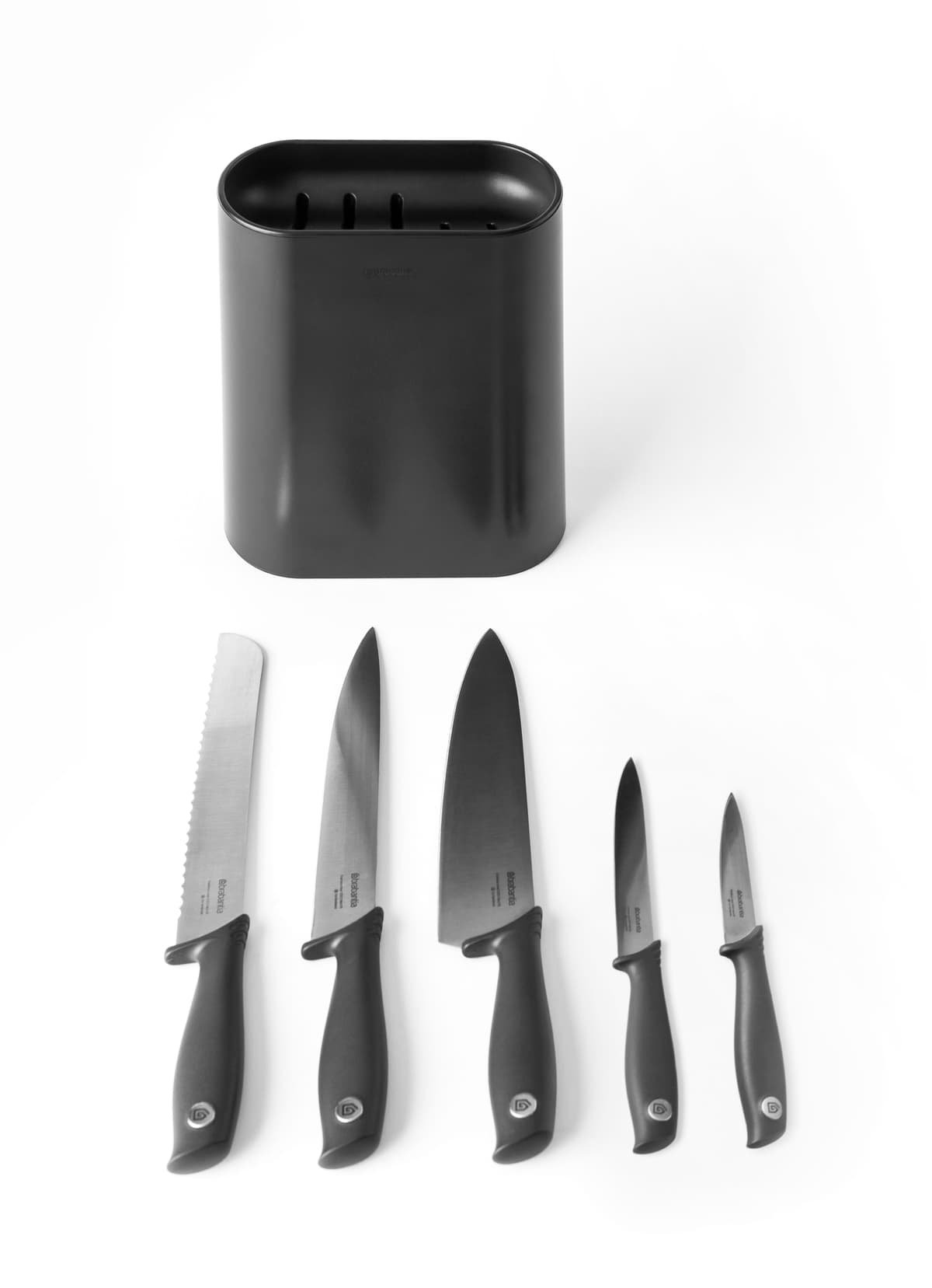 Tasty Knivblokk stående, 5 kniver