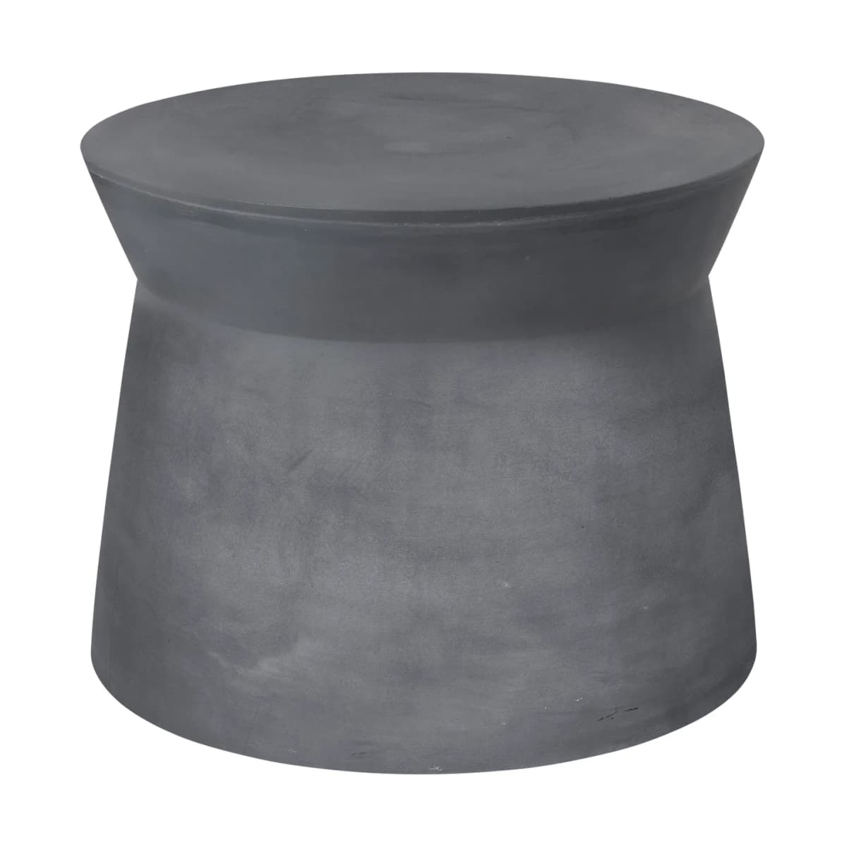 Fiber sidebord Ø50 cm, Charcoal
