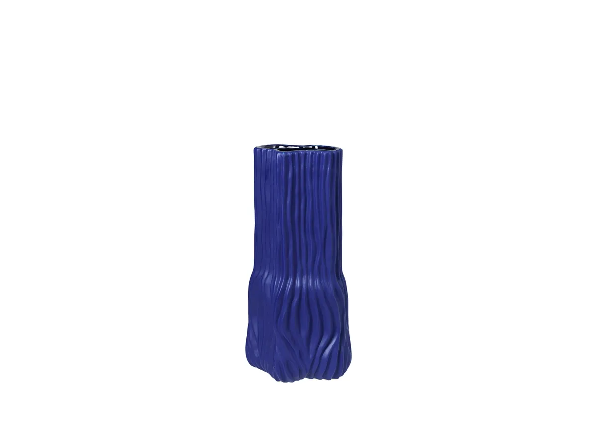 Magny Vase 43x20,5 cm Steingods, Blå