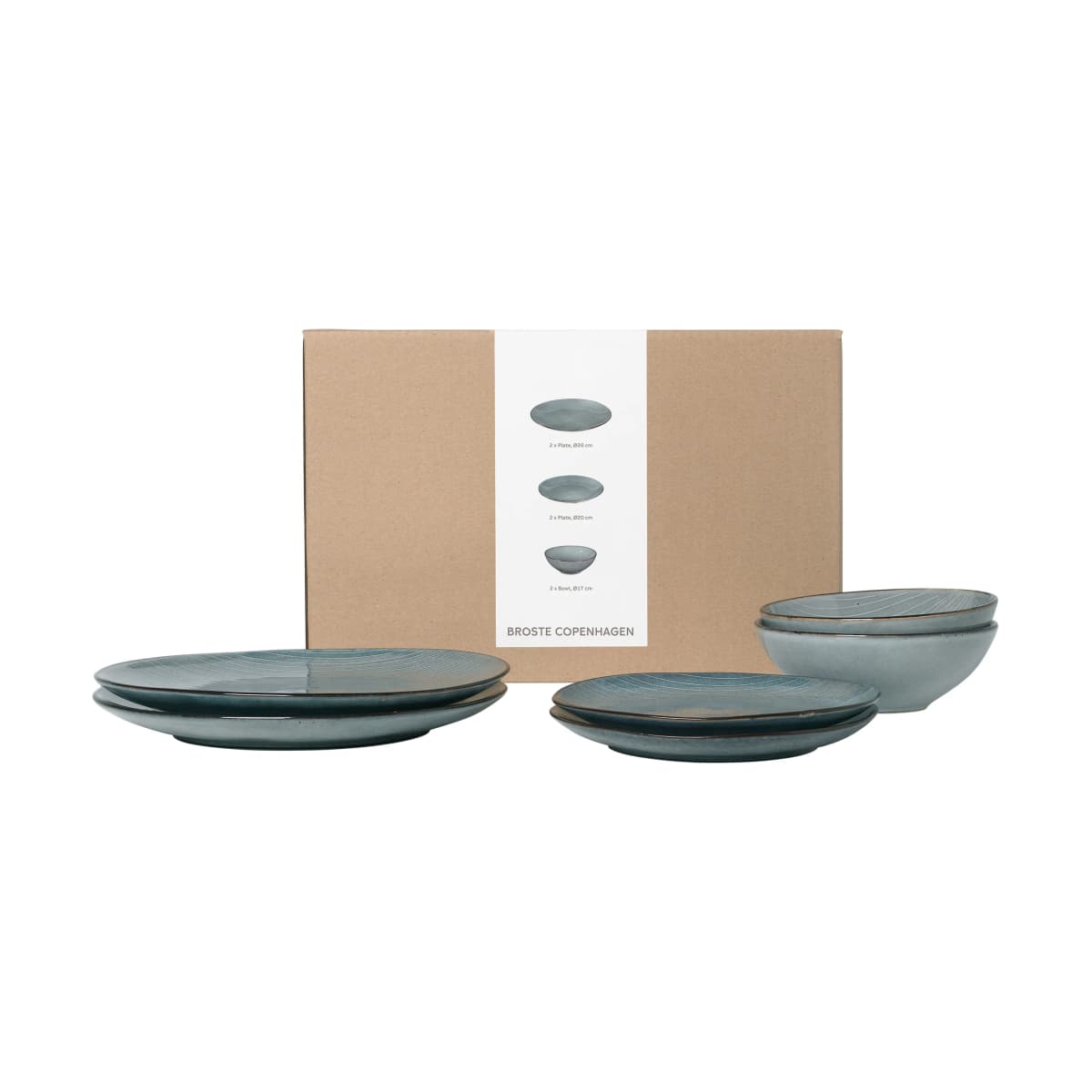 Nordic Sea middagssett for 2, 6 deler