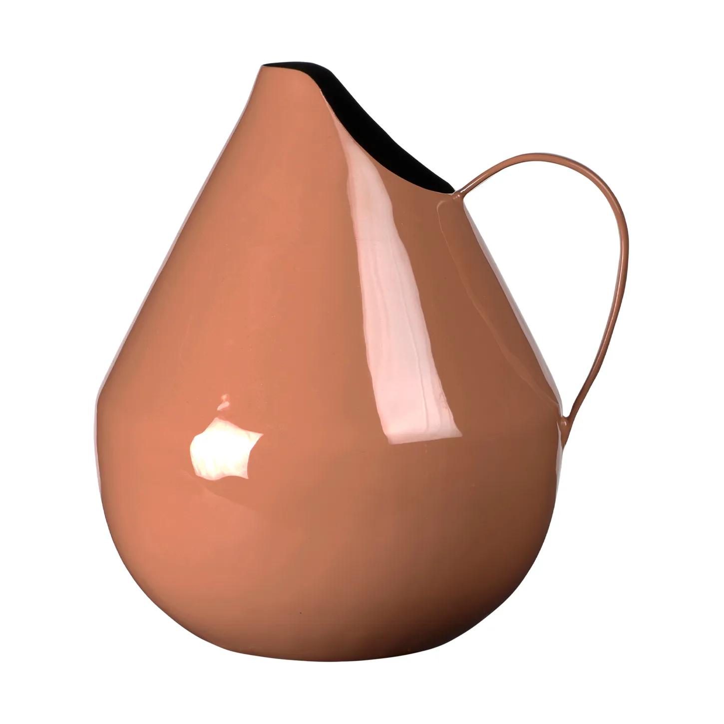 Rosario vase Ø20x25 cm, Nut brown