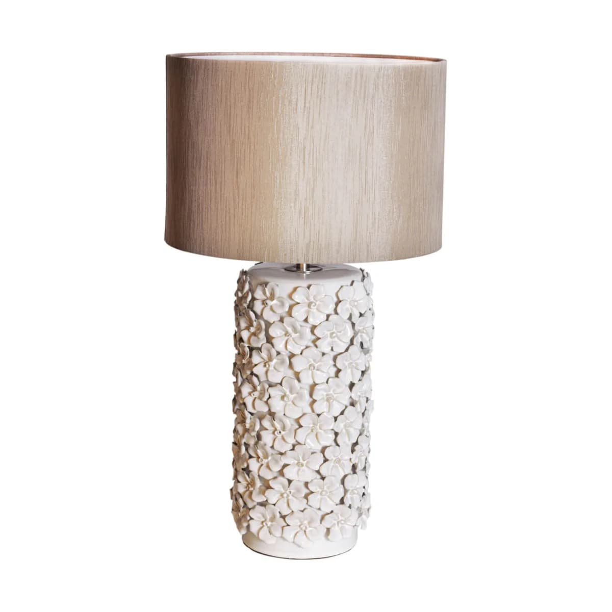 Fiore bordlampe 54 cm, Beige