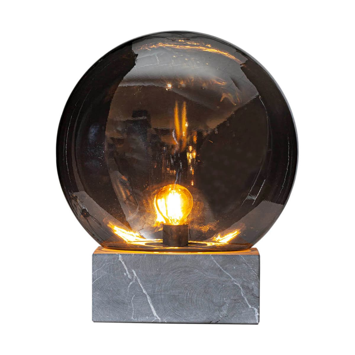 Glori bordlampe Ø 30 cm, Røykgrå