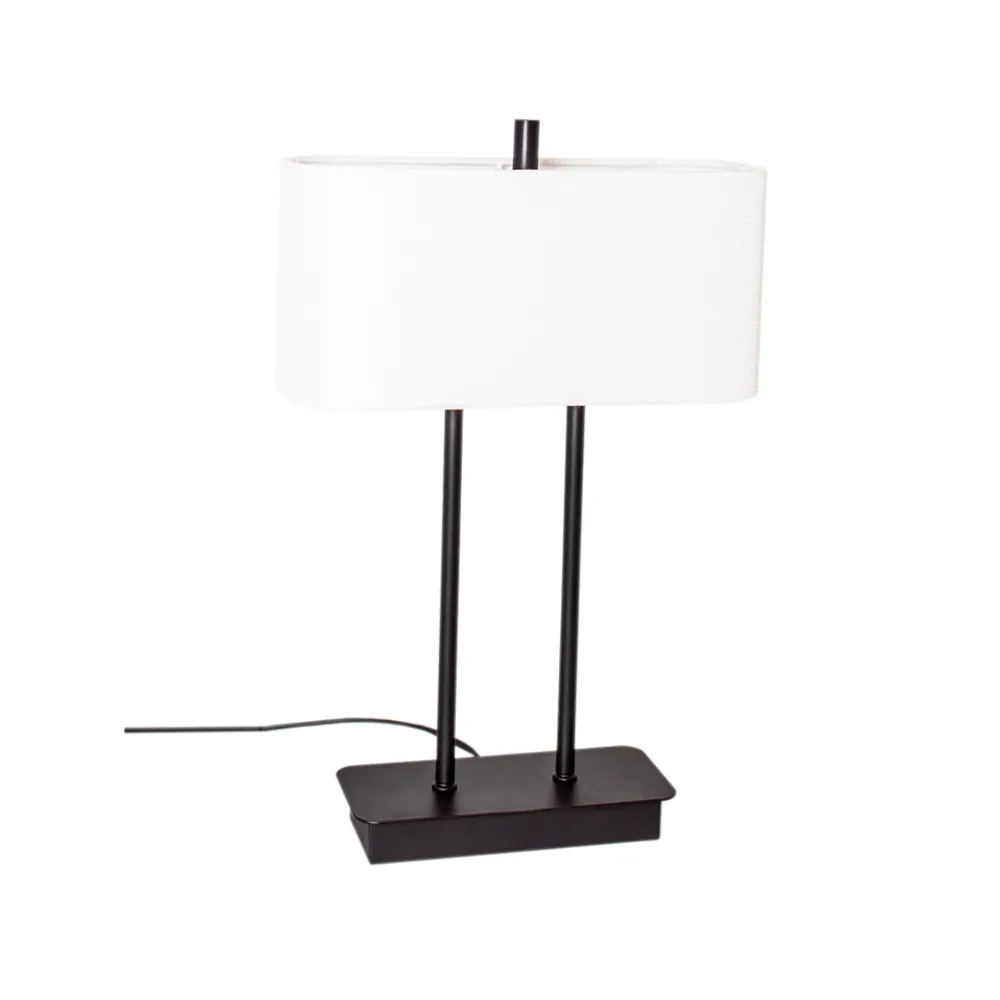 Luton bordlampe, Sort/hvit