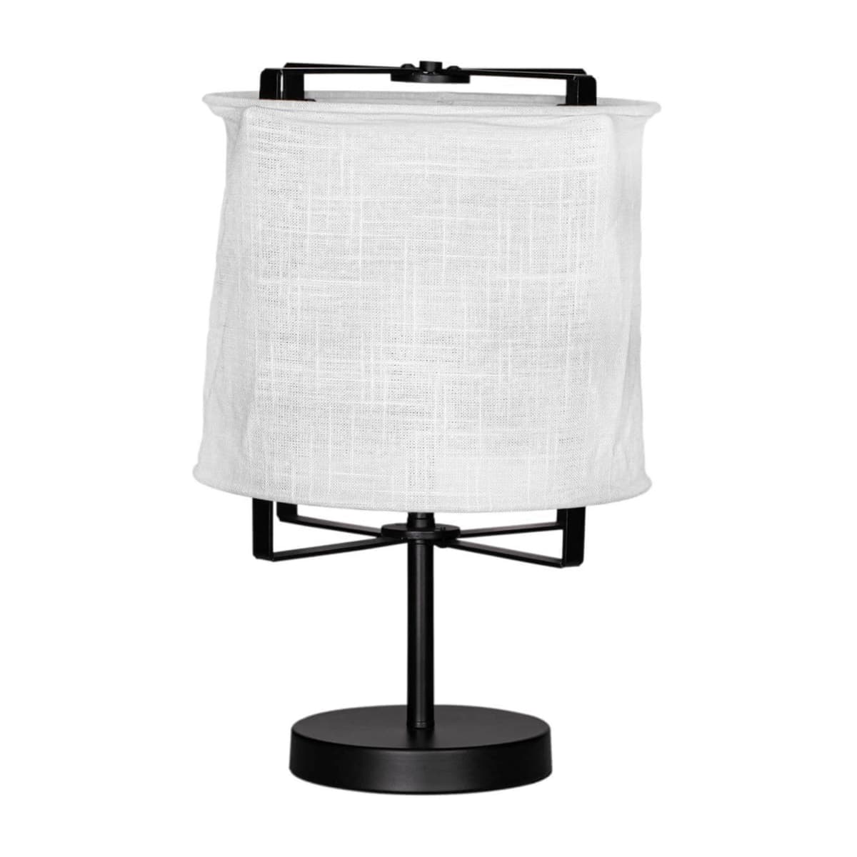 Softy bordlampa 50 cm, Matt hvit-matt svart
