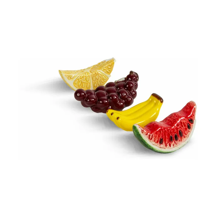 Fruits spisepinneholder, 4-pk