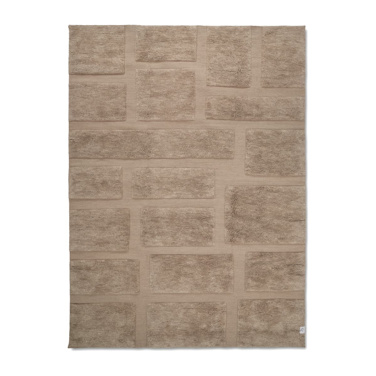Bricks ullteppe 250 x 350 cm, Beige