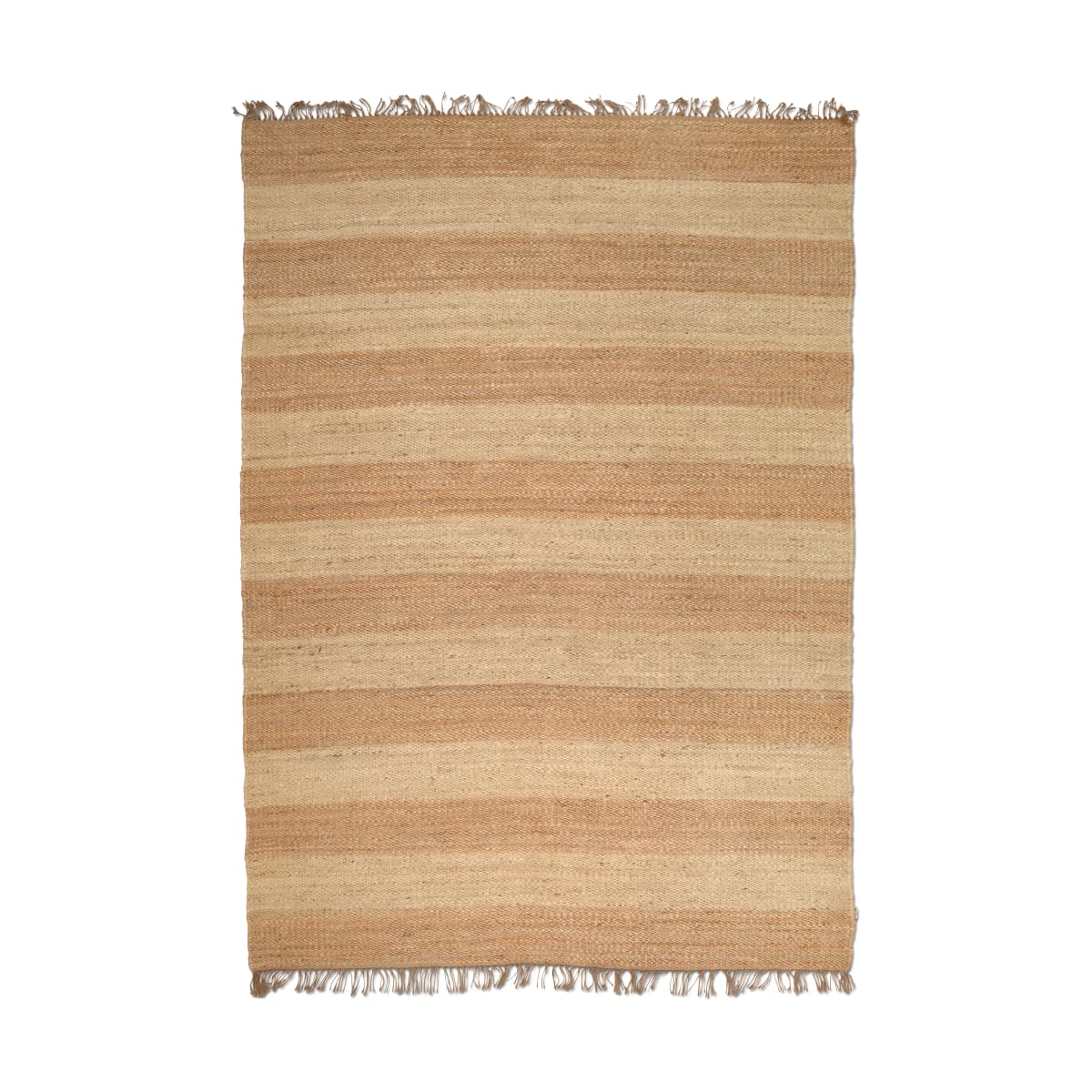 Jute Stripes teppe, Natural jute, 170x230 cm