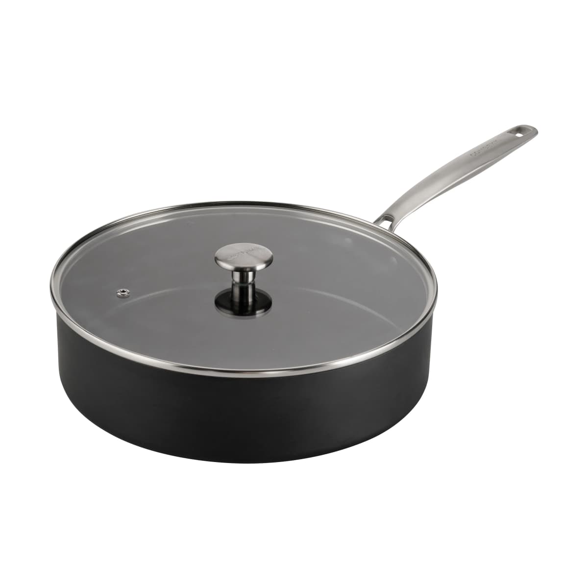 Combekk Element traktørpanne aluminium svart, Ø28 cm