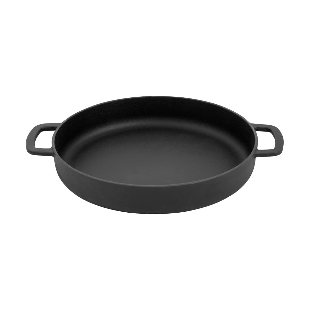 Combekk Enameled stekepanne støpejern Ø28 cm, Matt Black