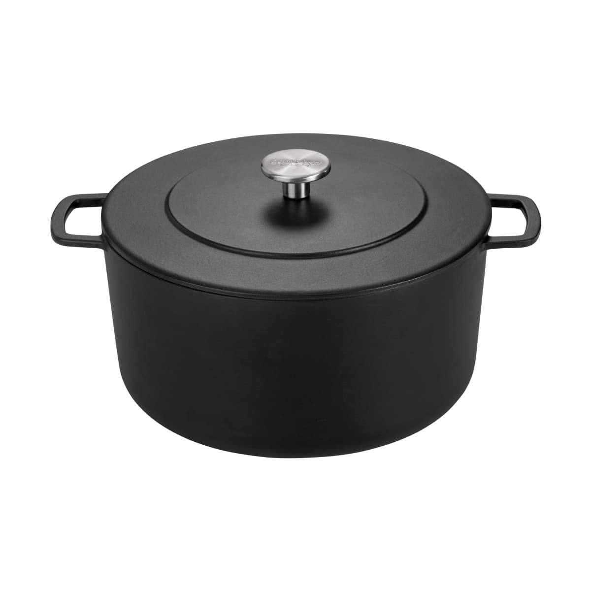 Combekk Enameled støpejernsgryte Ø32 cm, Black