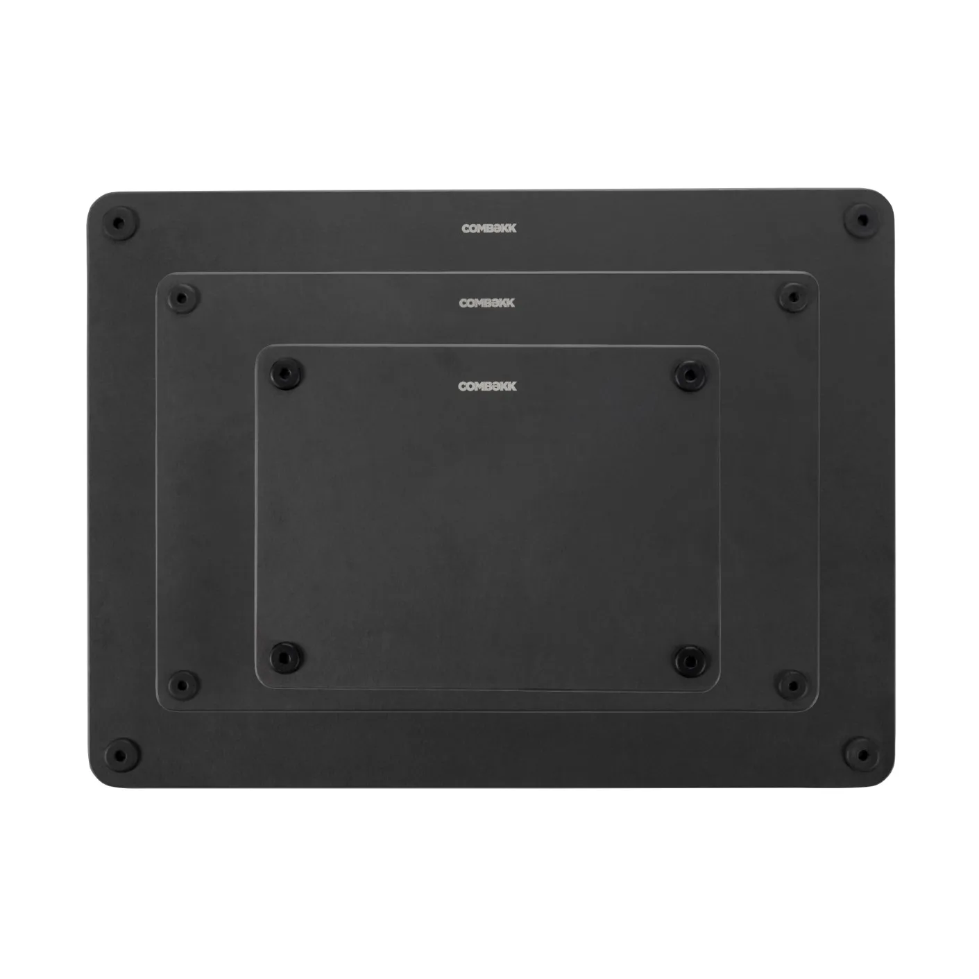 Combekk skjærebrett tre 3 deler, Black