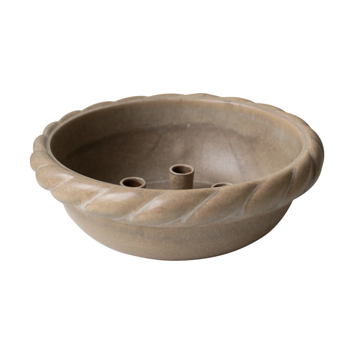 Twine plate lysestake Ø30 cm, Beige