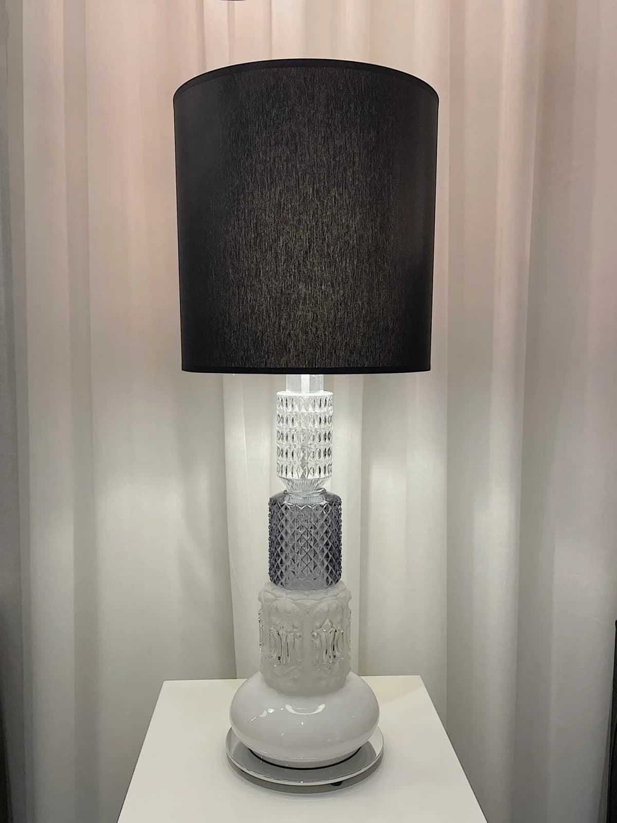 Vintage bordlampe 100 cm, Svart