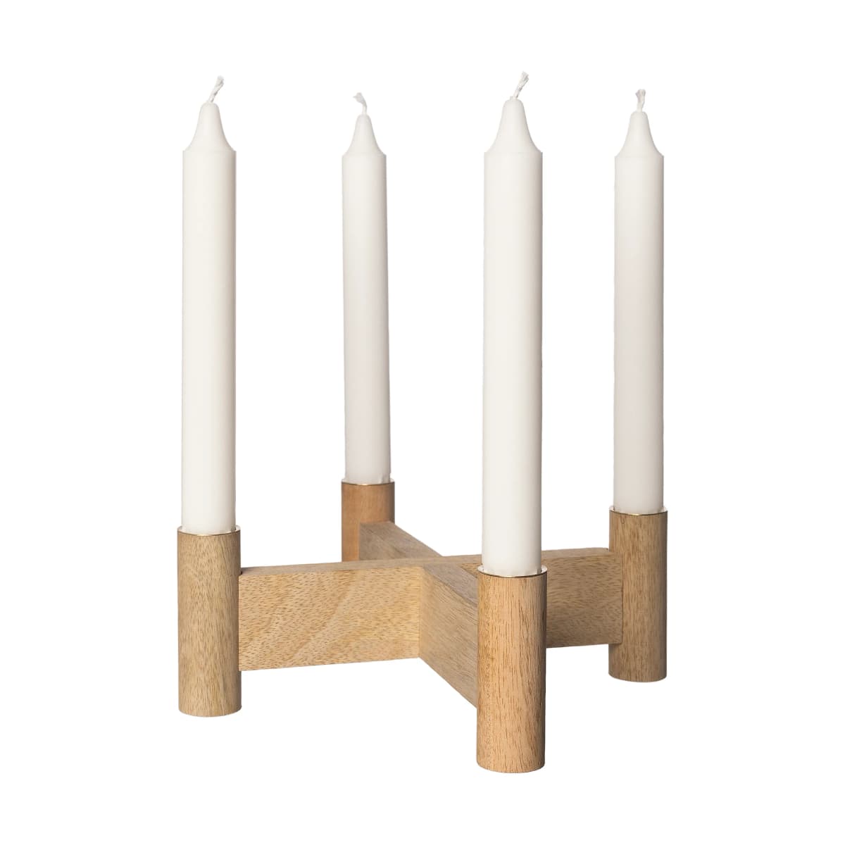 Ernst adventslysestake Ø22x8 cm, Natur