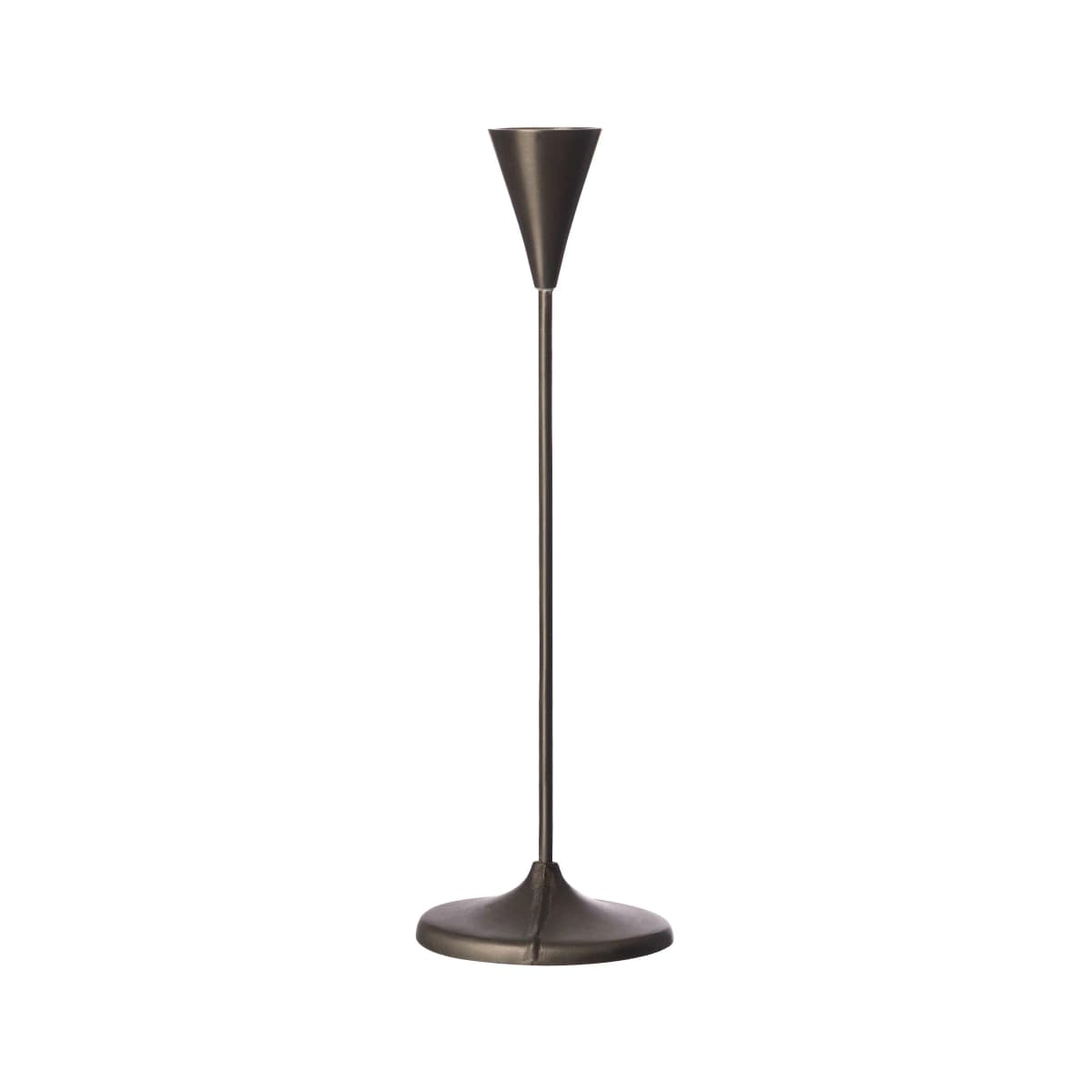 Ernst lysestake svertet krom, 25 cm