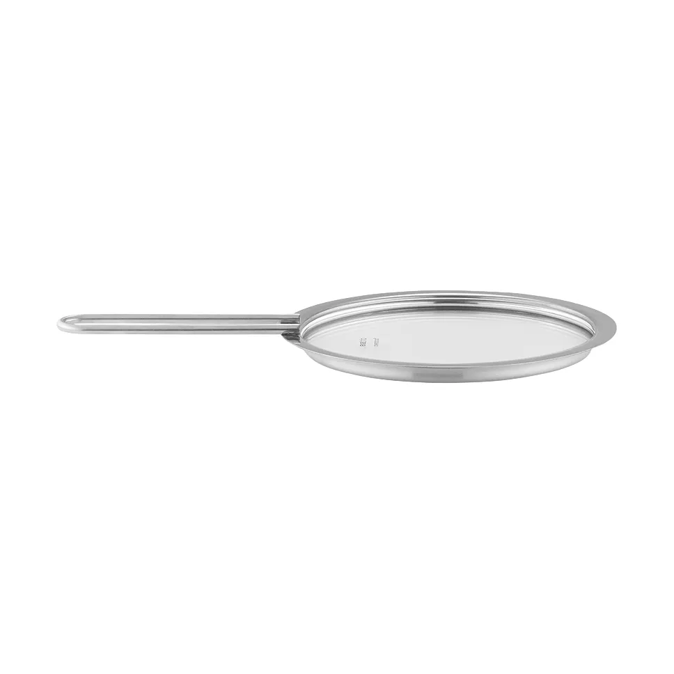 Eva Trio glasslokk resirkulert rustfritt stål, Ø13 cm