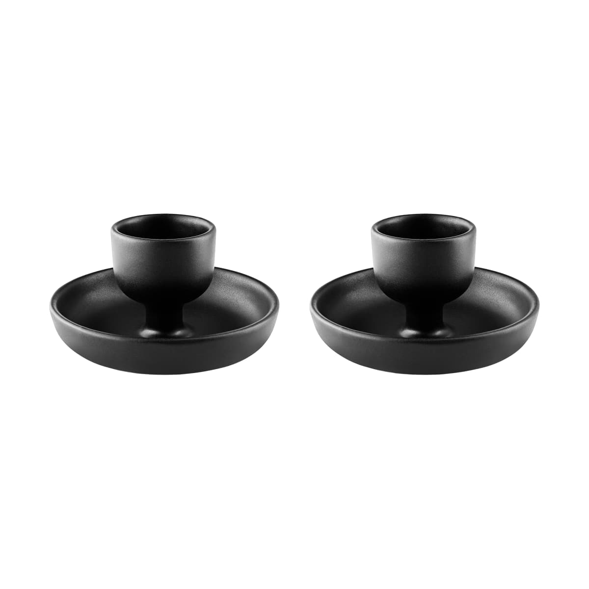 Nordic kitchen eggeglass 2-pakning, Black