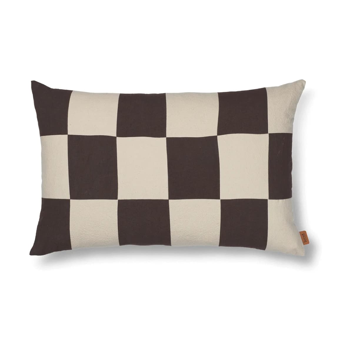 Fold patchwork putetrekk 40x60 cm, Coffee-undyed