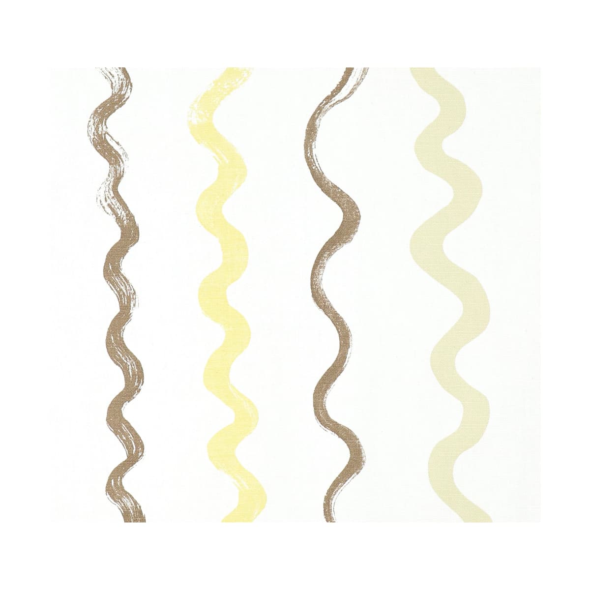 Stripete voksduk, White-yellow