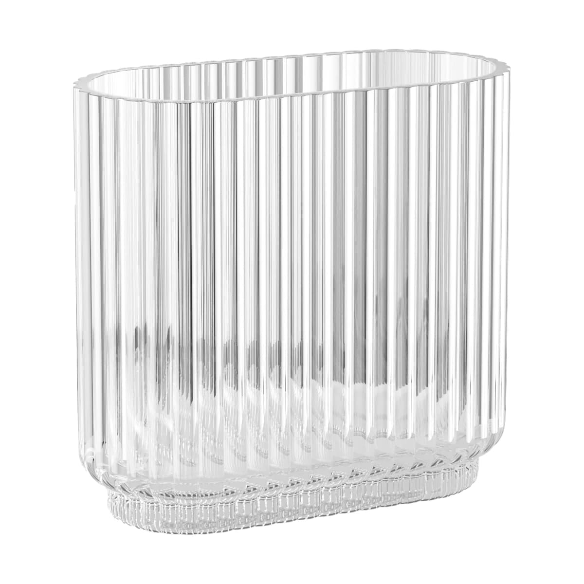 Bernadotte vase oval, Klar