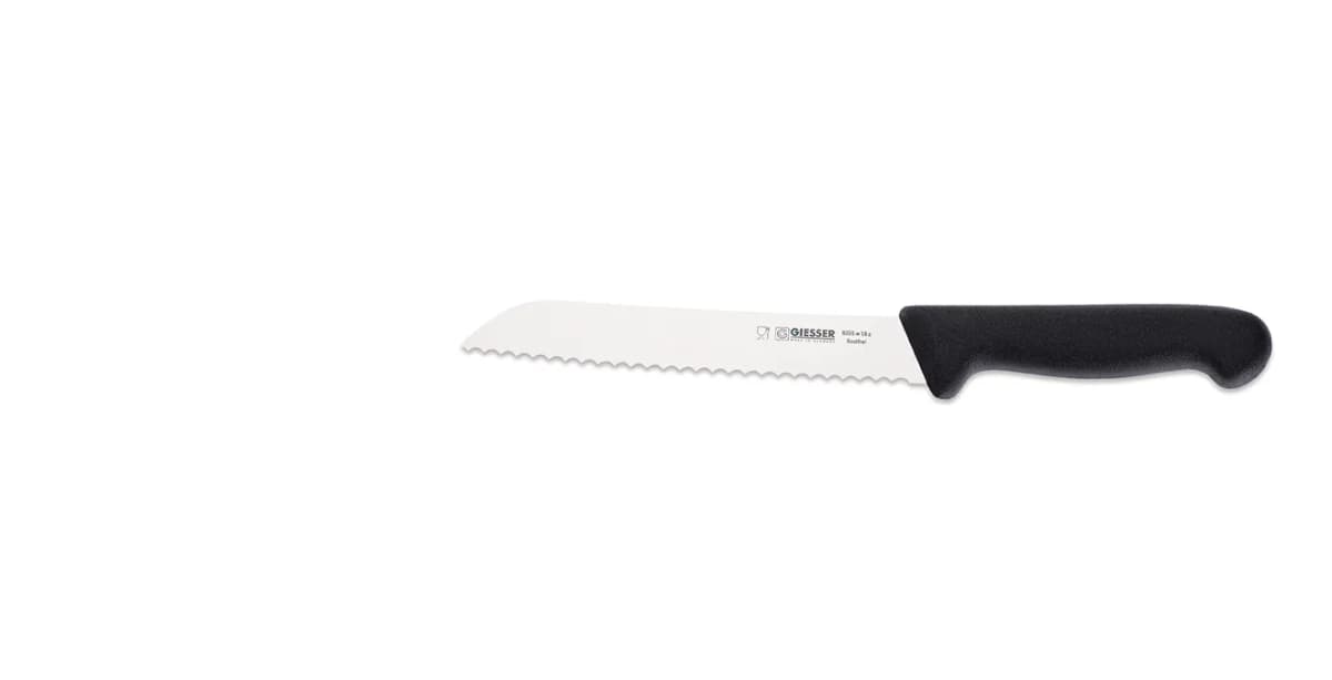 Giesser brødkniv 21 cm, Stål-svart