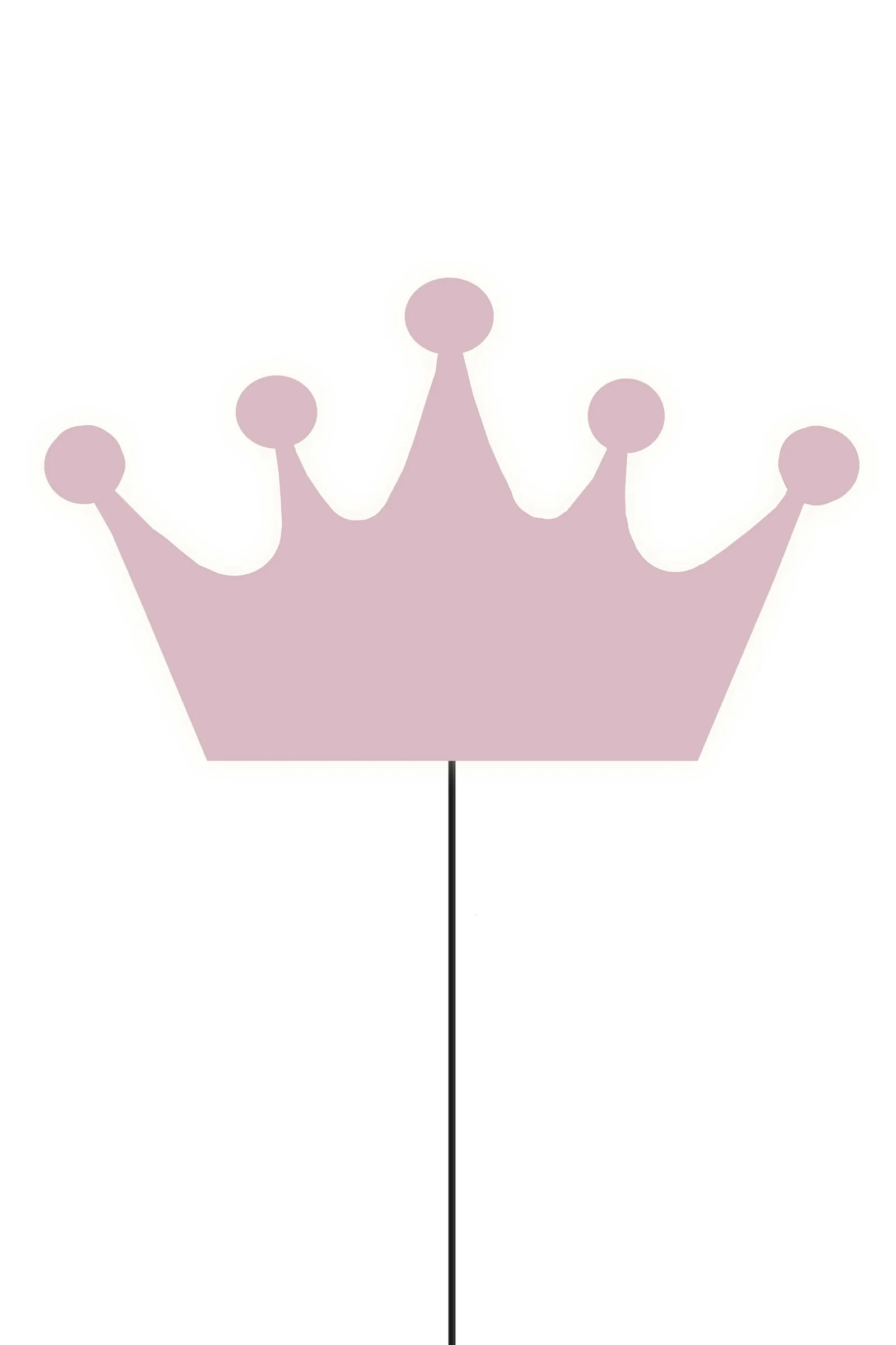 Crown vegglampe, Rosa